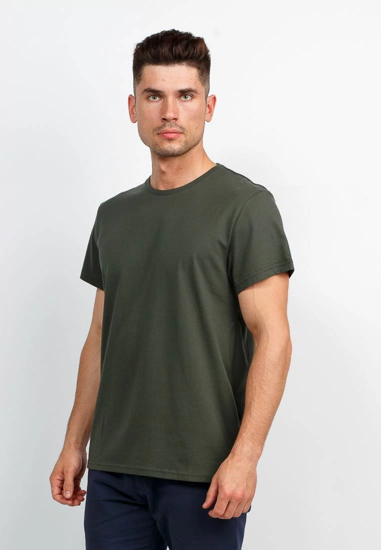 TS521 (хаки) Футболка мужская короткий рукав