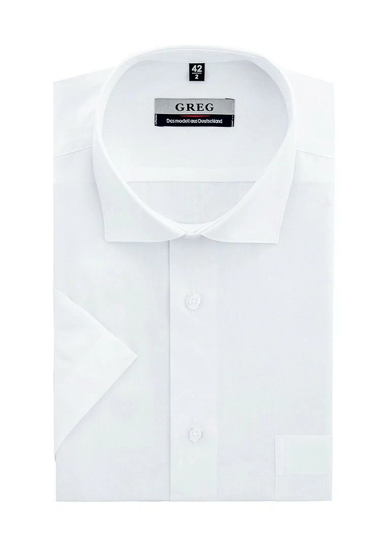100/109/WHITE/Z_GB Сорочка мужская короткий рукав