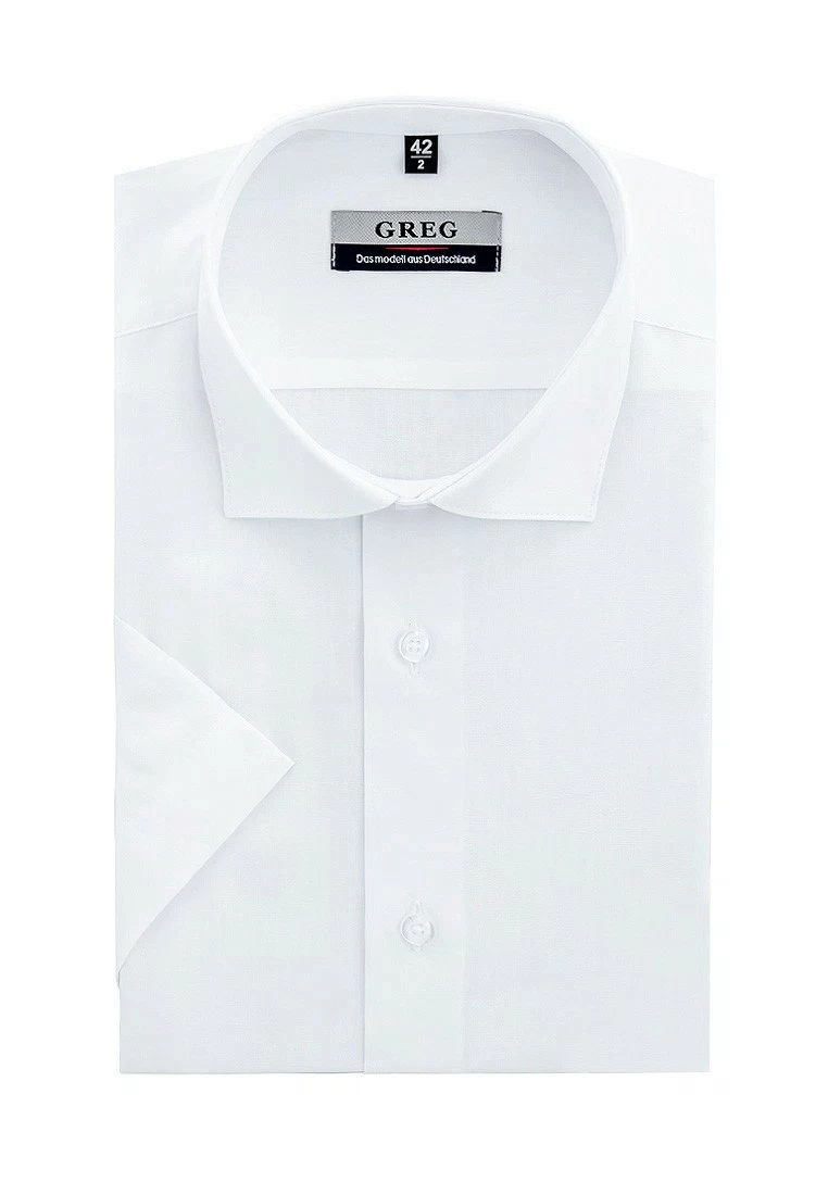 100/109/WHITE/ZV_GB Сорочка мужская короткий рукав