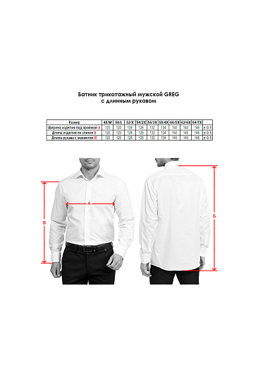 G143-ML (серый) Батник мужской трикотажный