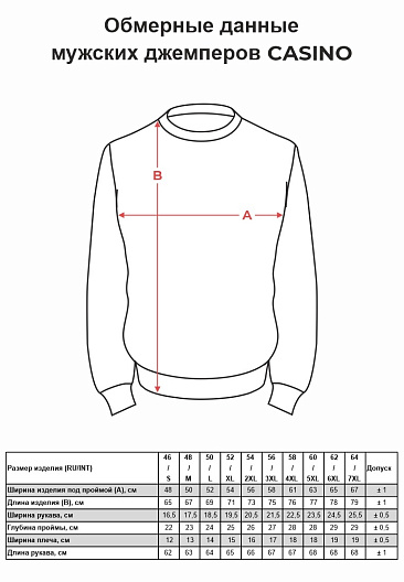 c121-град D2 (син./крас.) Джемпер мужской