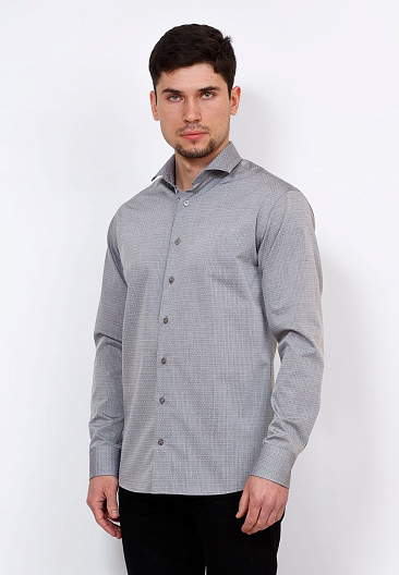 GLENN-0425/ Fit-R(0-1) Сорочка мужская длинный рукав